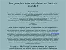 Tablet Screenshot of les-galopins.fr